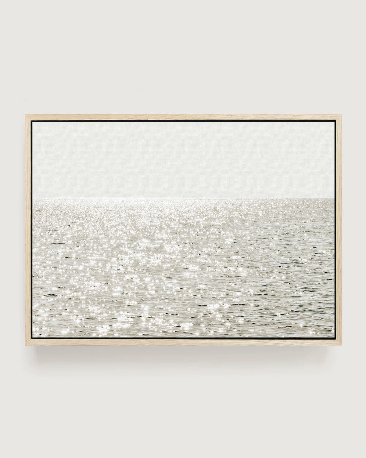 Shimmering Sea - Neutral Coastal Wall Art