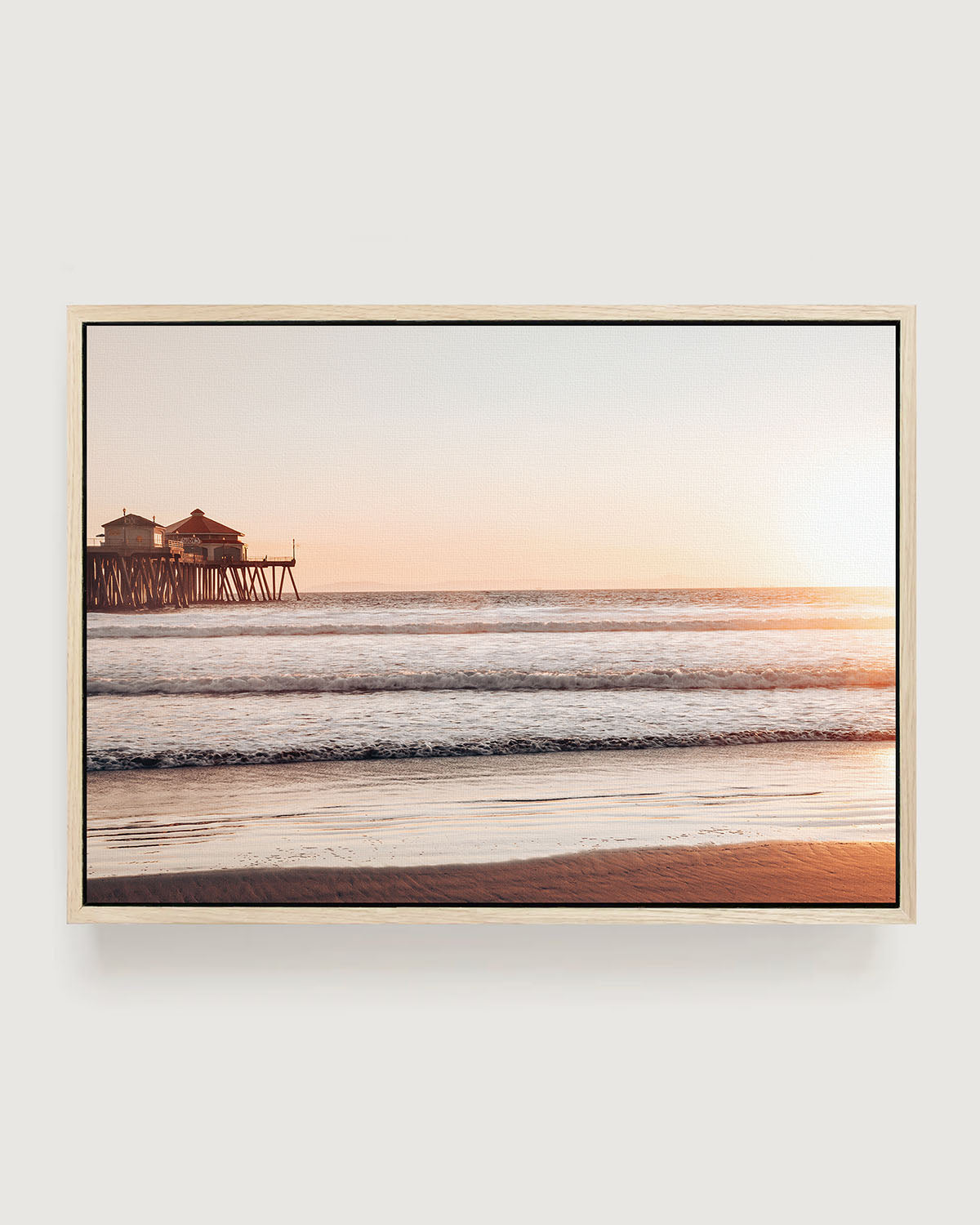 Coastal Gold – Huntington Beach Ocean Wall Art
