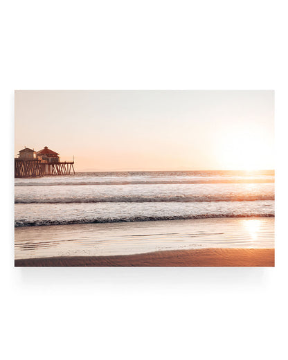 Coastal Gold – Huntington Beach Ocean Wall Art