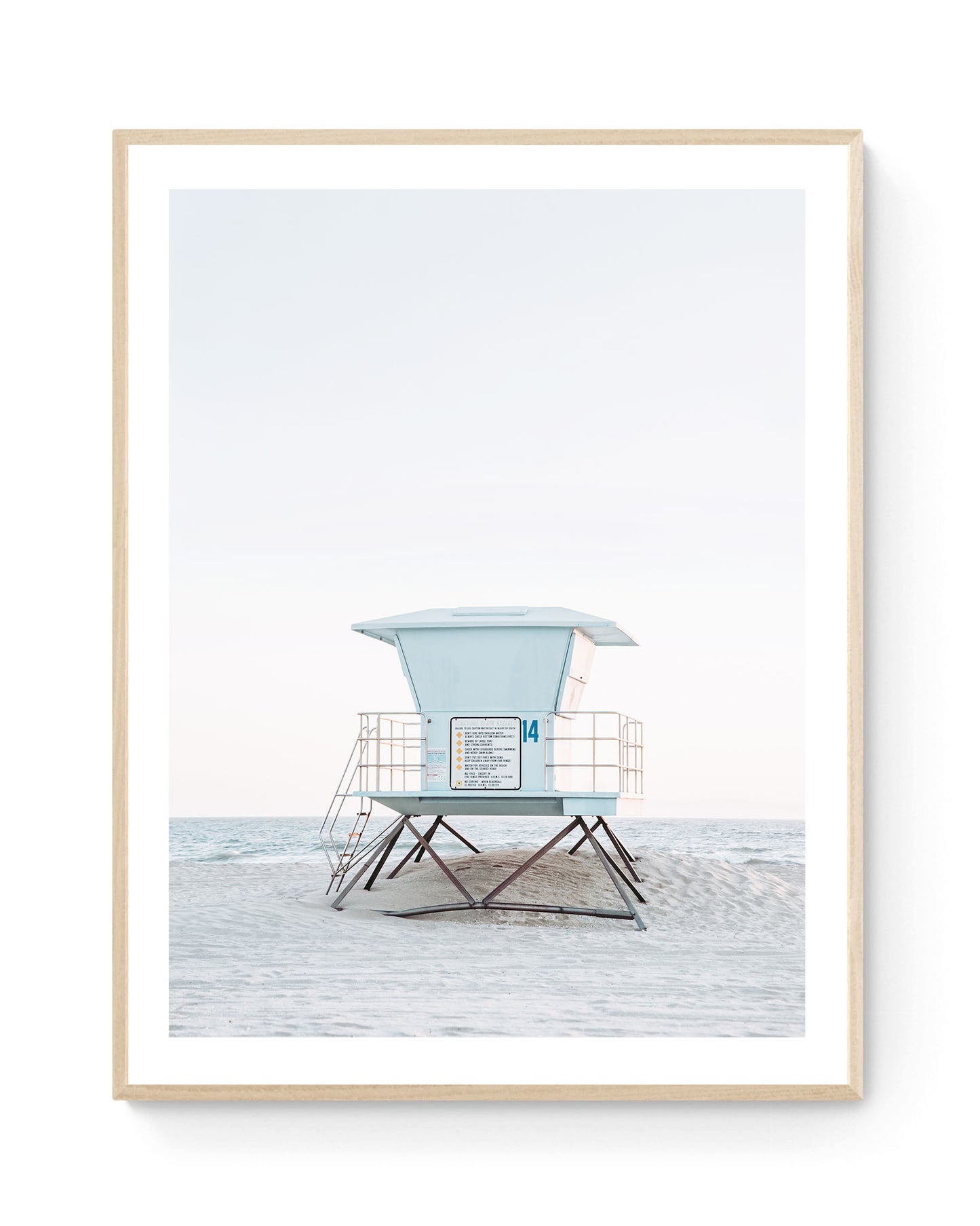 Blue Tower – Huntington Beach Wall Art