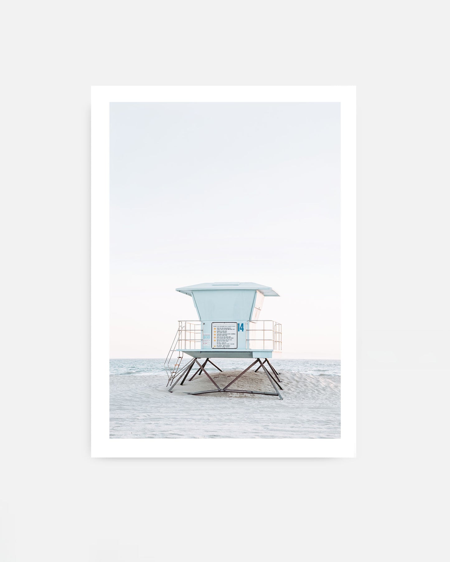 Blue Tower – Huntington Beach Wall Art