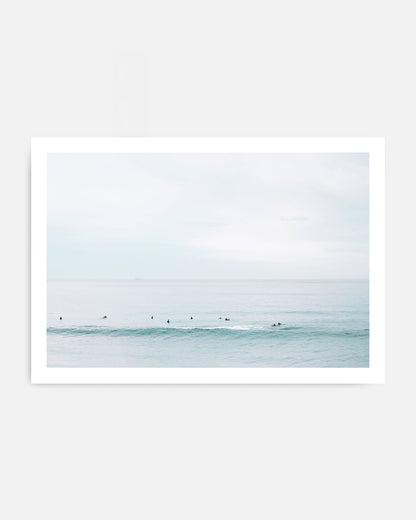 Blue Calm – Coastal Surfers Wall Art