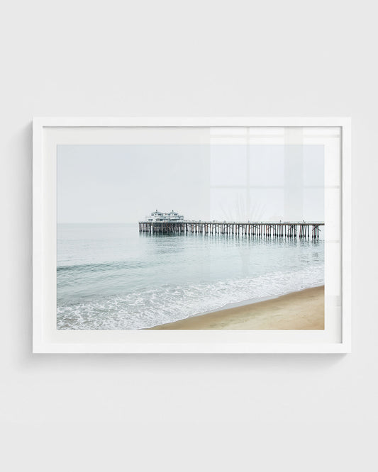 Quiet Coast – Malibu Pier Wall Art