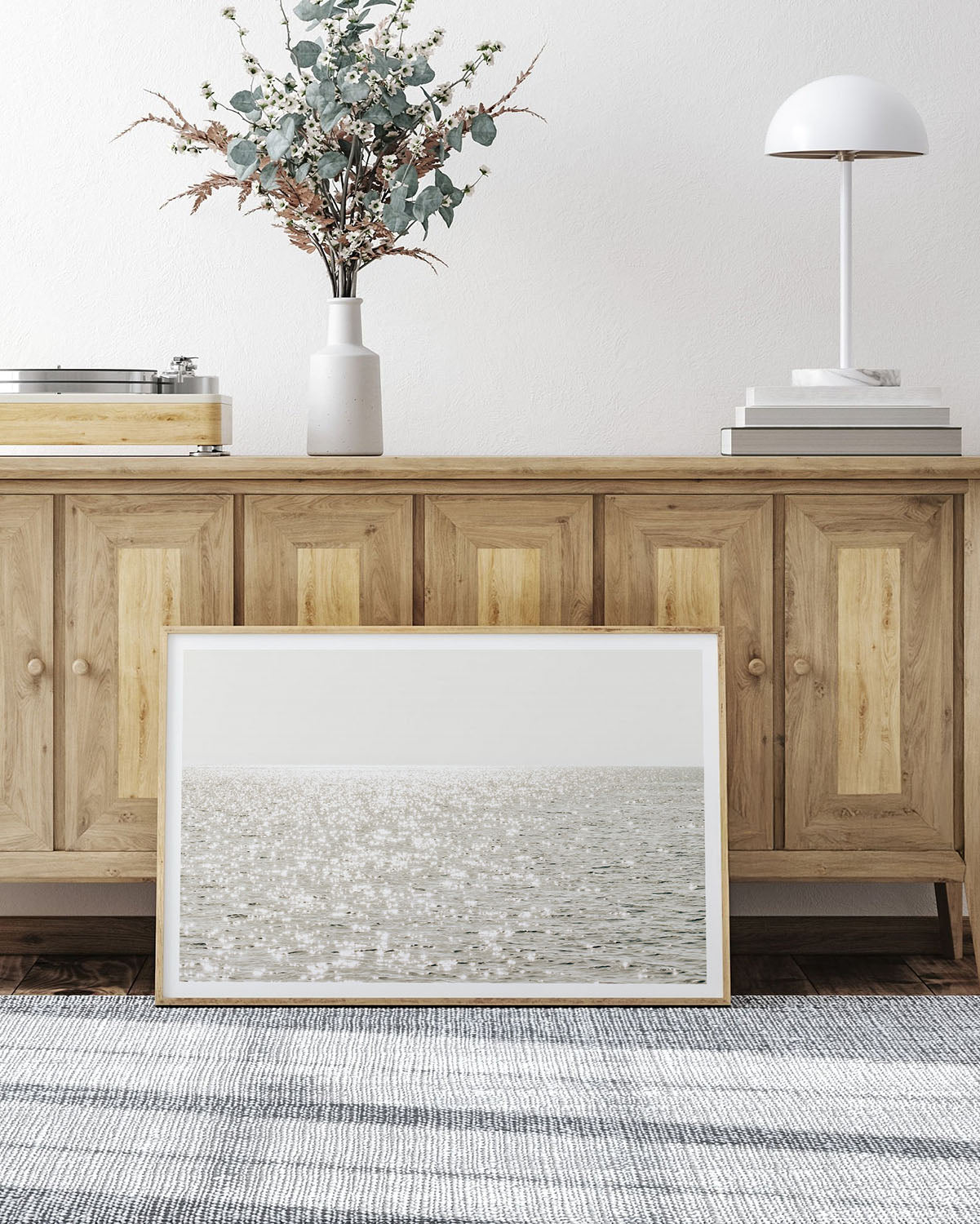 Shimmering Sea - Neutral Coastal Wall Art