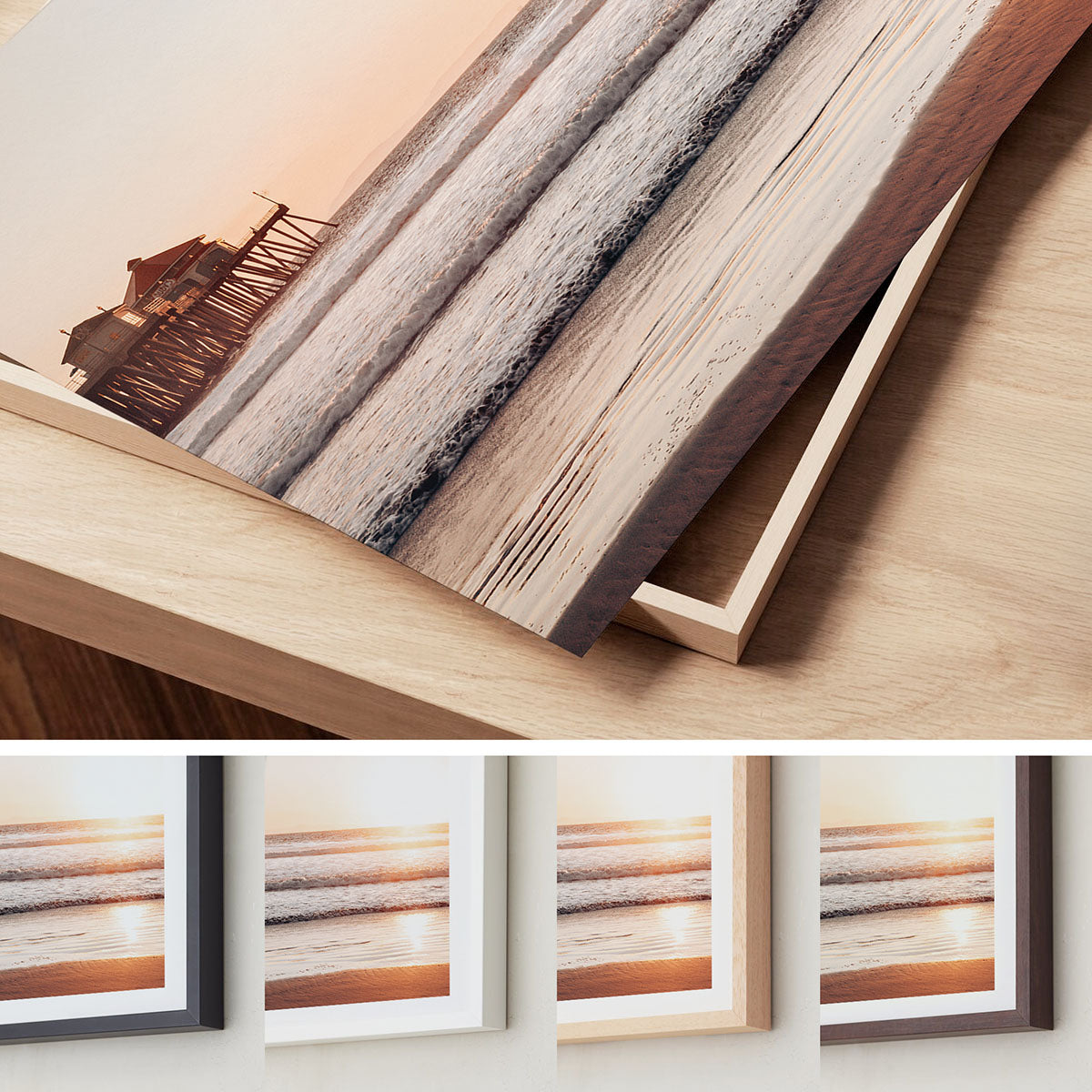 Coastal Gold – Huntington Beach Ocean Wall Art