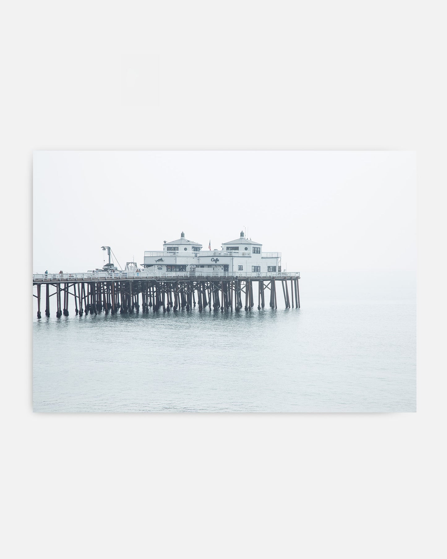 Malibu Ocean Pier - Minimal Coastal Wall Art