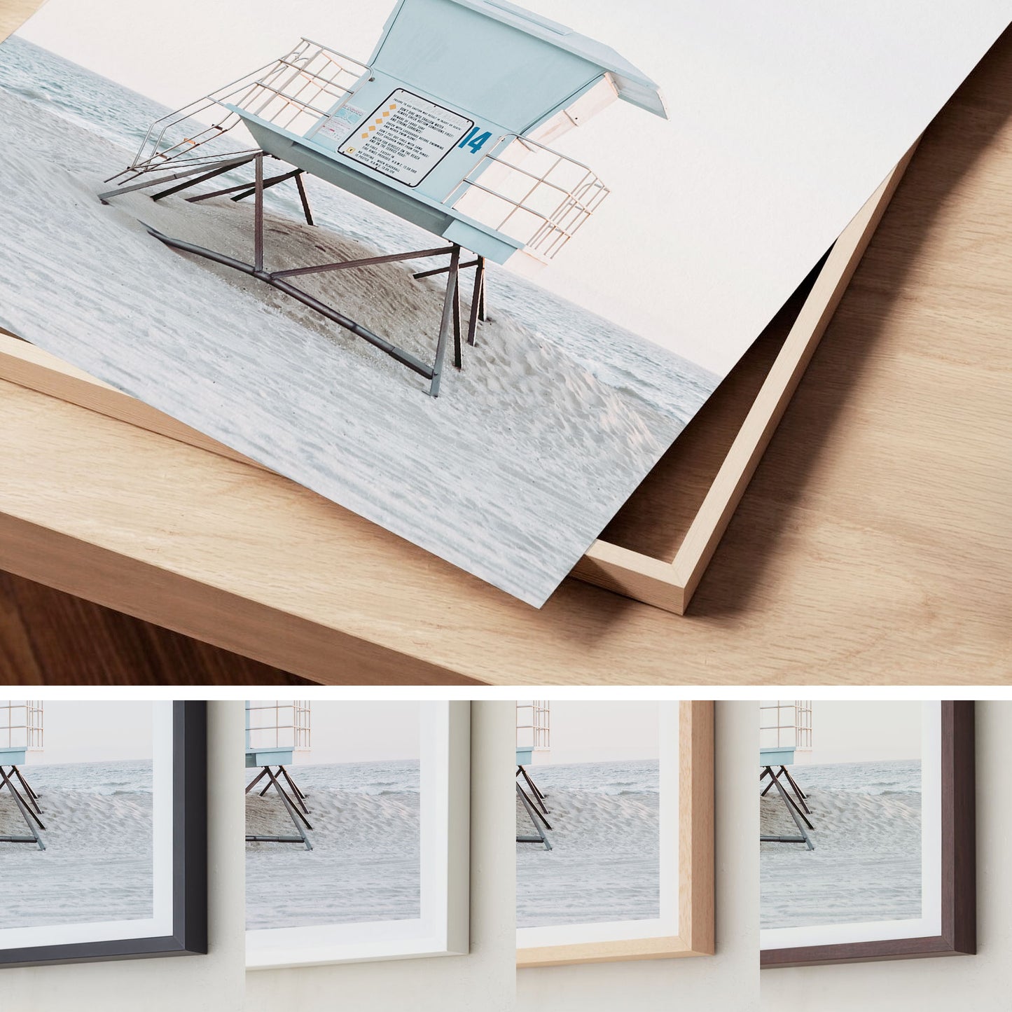 Blue Tower – Huntington Beach Wall Art