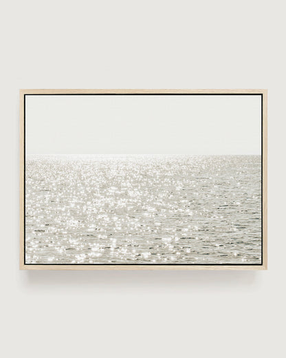 Shimmering Sea - Neutral Coastal Wall Art