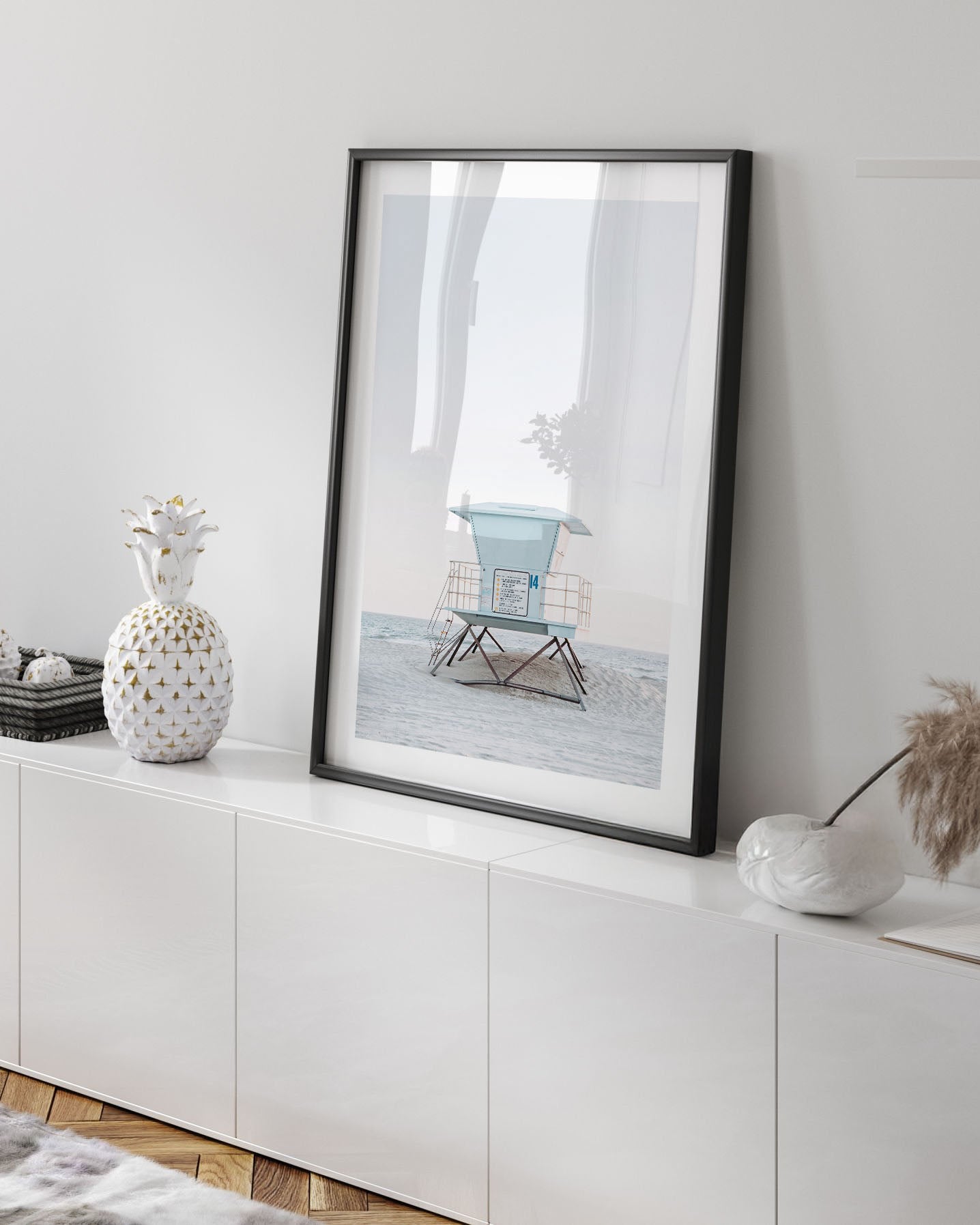Blue Tower – Huntington Beach Wall Art