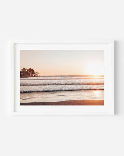 Coastal Gold – Huntington Beach Ocean Wall Art
