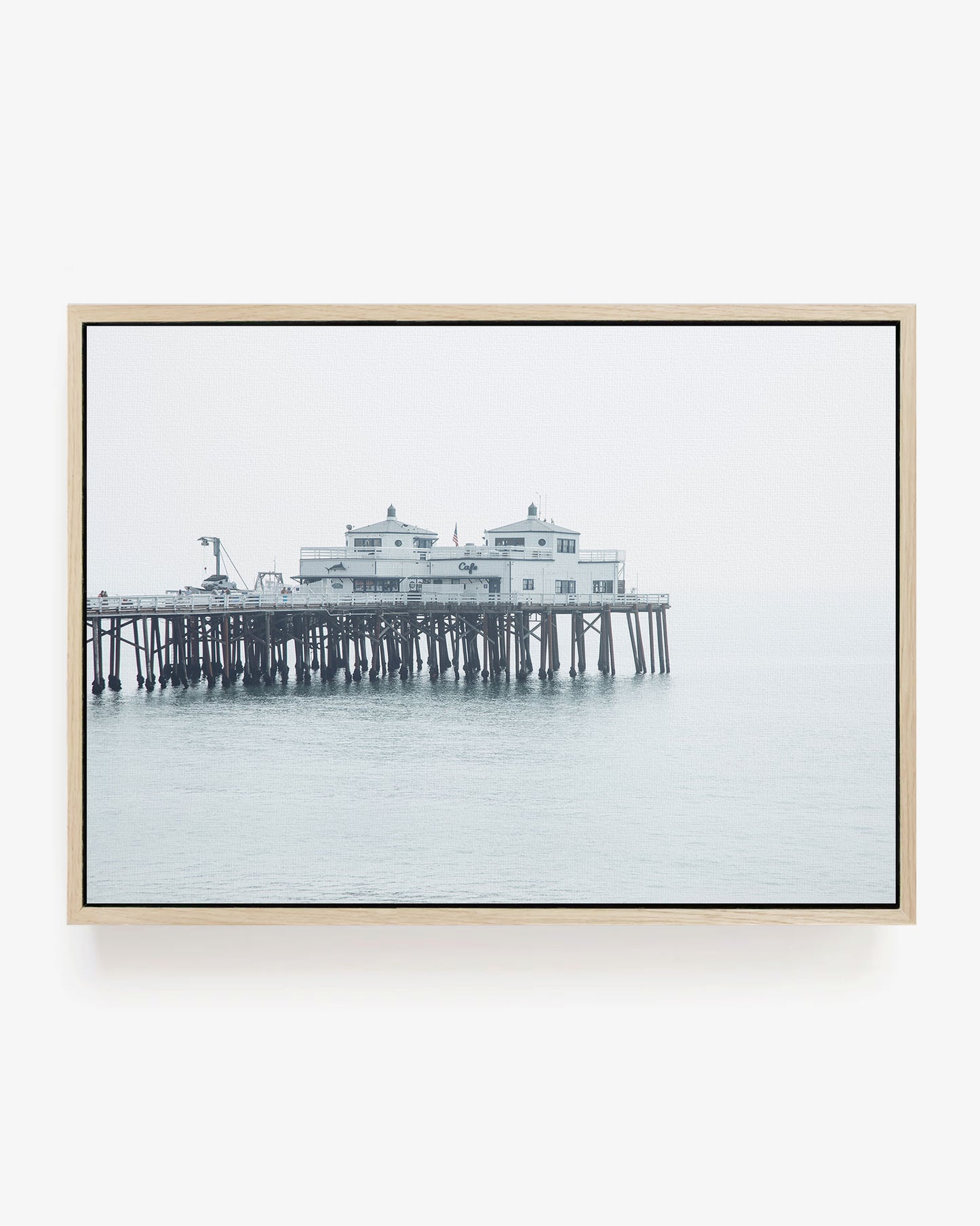 Malibu Ocean Pier - Minimal Coastal Wall Art