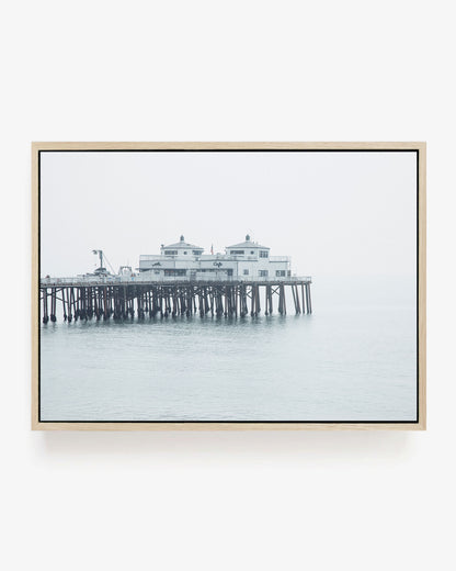 Malibu Ocean Pier - Minimal Coastal Wall Art